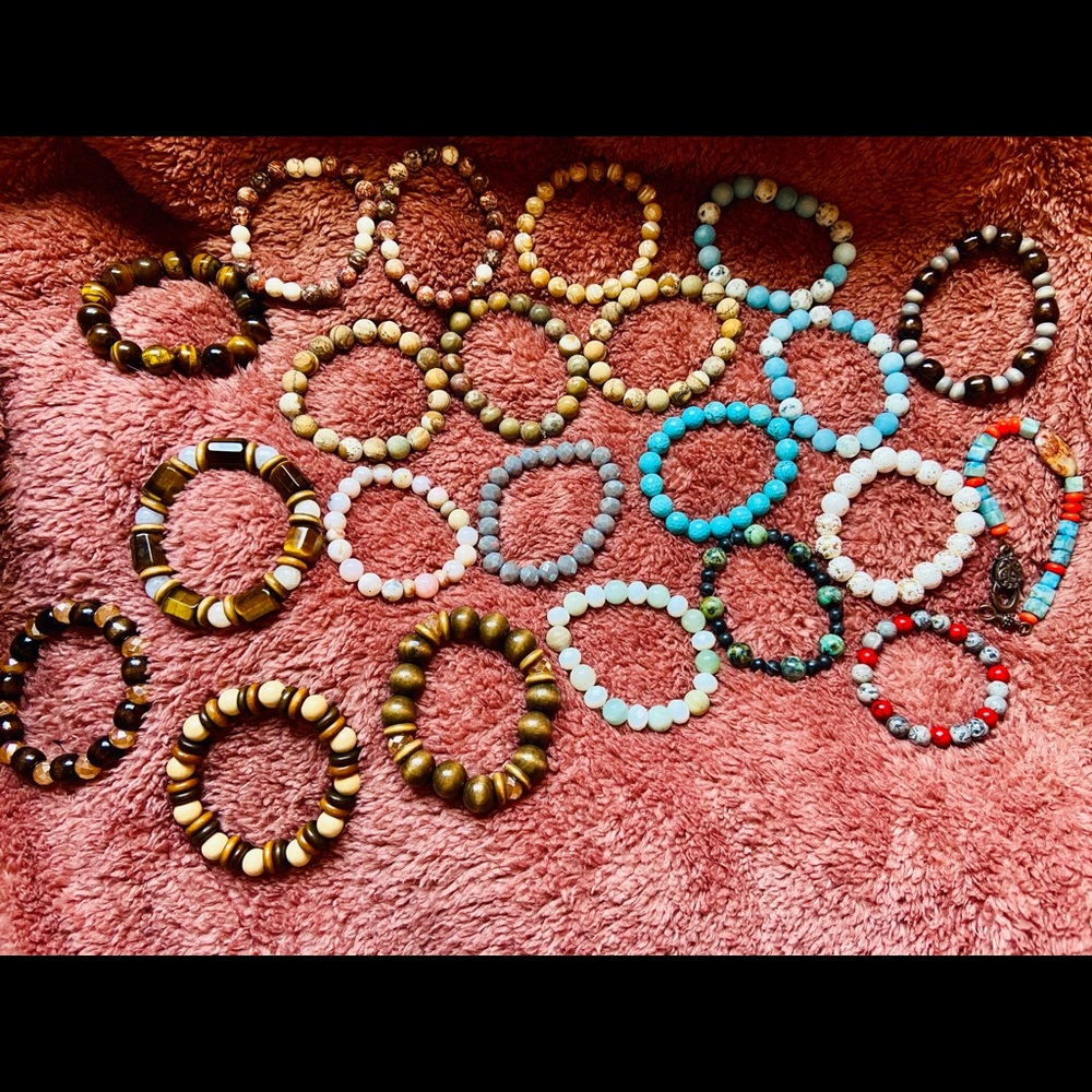 Stackable Beaded Bracelets - Picture 6 of 7